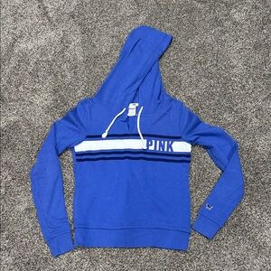 PINK Victoria's Secret Royal Blue Hoodie
